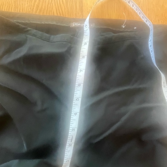 J. McLaughlin Black Rayon Blend Side Zip Crop Pants Size 8 Amelia Cloth (?) VGUC - Picture 5 of 10